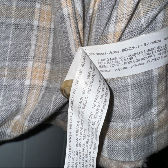 Zara trafaluc pink wool coat - Picture 9 of 11